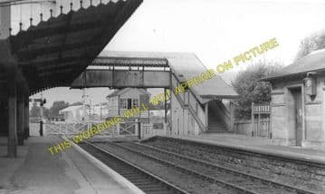 Codford Railway Station Photo. Heytesbury - Wylye. Westbury to Salisbury. (2)