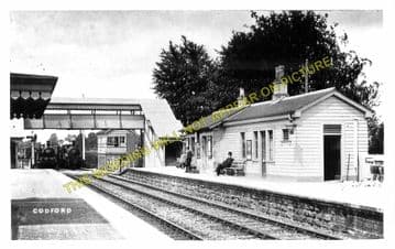 Codford Railway Station Photo. Heytesbury - Wylye. Westbury to Salisbury. (4)