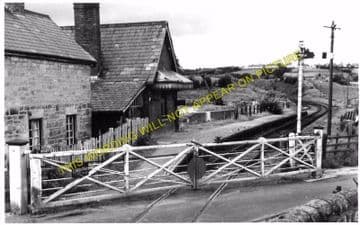Coed Talon Railway Station Photo. Ffrith to Padeswood and Mold Lines. L&NWR. (2)