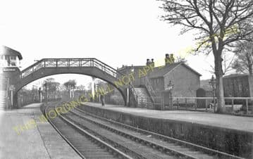 Coldstream Railway Station Photo. Twizell to Sunilaws and Mindrum Lines. (4).