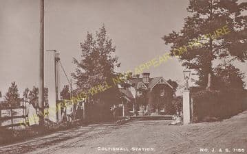 Coltishall Railway Station Photo. Wroxham - Buxton Lamas. Aylsham Line. (3)