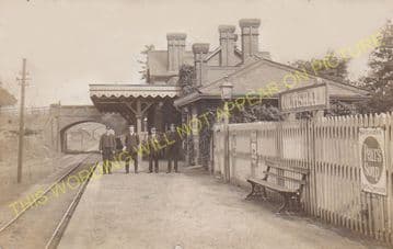 Coltishall Railway Station Photo. Wroxham - Buxton Lamas. Aylsham Line. (4)