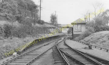 Commonhead Railway Station Photo. Airdrie - Coatbridge. North British Rly. (1)..