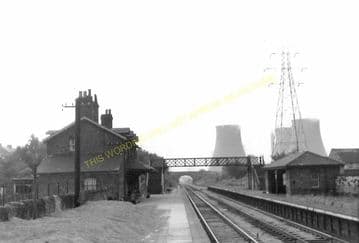 Connah's Quay Railway Station Photo. Flint - Shotton. Chester Line. L&NWR. (3)