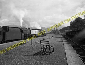 Connel Ferry Railway Station Photo. Taynuilt to Oban and Benderloch Lines. (5)