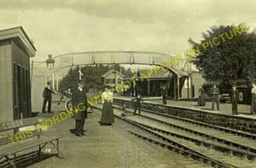 Conon Railway Station Photo. Muir of Ord - Dingwall. Highland Railway. (6)