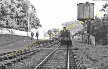 Conwil Railway Station Photo. Bronwydd Arms - Llanpumpsaint. Carmarthen Line (2)