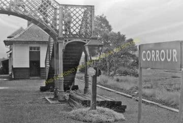 Corrour Railway Station Photo. Rannoch - Tulloch. Fort William Line. (2).