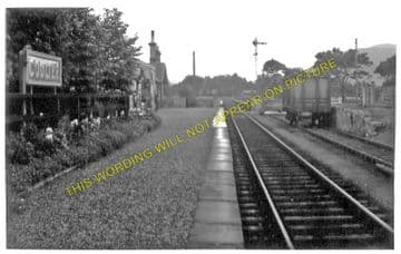 Coulter Railway Station Photo. Symington - Biggar. Peebles Line. Caledonian. (1)..