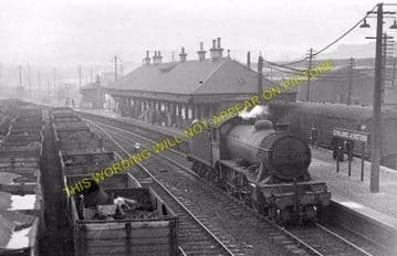 Cowlairs Railway Station Photo. Glasgow - Bishopbriggs. North British Rly. (1)..