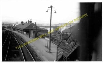 Cowlairs Railway Station Photo. Glasgow - Bishopbriggs. North British Rly. (2)