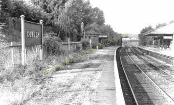 Cowley Railway Station Photo. West Drayton - Uxbridge. Great Western Railway (4)