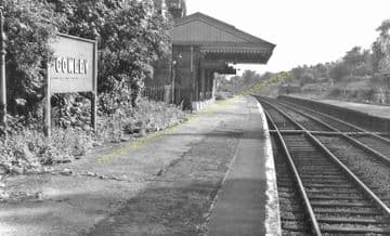 Cowley Railway Station Photo. West Drayton - Uxbridge. Great Western Railway (6)