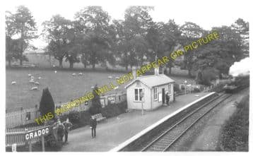 Cradoc Railway Station Photo. Brecon - Aberbran. Devynock and Cray Line. (1)..