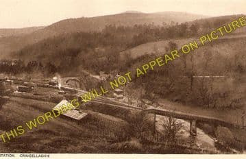 Craigellachie Railway Station Photo. Dufftwon to Dandaleith and Aberlour. (1)..