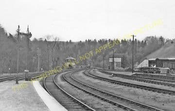 Craigellachie Railway Station Photo. Dufftwon to Dandaleith and Aberlour. (11)