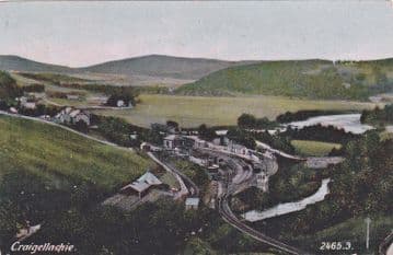 Craigellachie Railway Station Photo. Dufftwon to Dandaleith and Aberlour. (8)