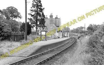 Cranford Railway Station Photo. Kettering - Twywell. Thrapston Line. Midland (1)..