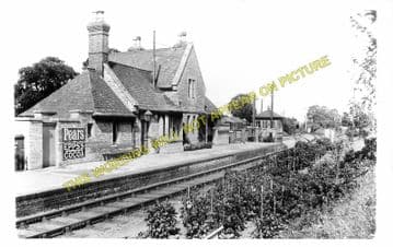 Cranford Railway Station Photo. Kettering - Twywell. Thrapston Line. Midland (2)