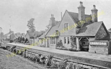 Cranford Railway Station Photo. Kettering - Twywell. Thrapston Line. Midland (3)