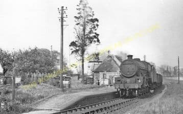 Cranford Railway Station Photo. Kettering - Twywell. Thrapston Line. Midland (4)