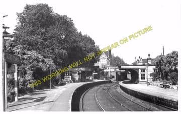 Cranley Gardens Railway Station Photo. Highgate - Muswell Hill. GNR. (1)..