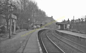 Cranley Gardens Railway Station Photo. Highgate - Muswell Hill. GNR. (18)