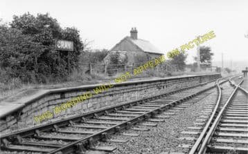 Cray Railway Station Photo. Colbren - Devynock & Sennybridge. Neath & Brecon (2)