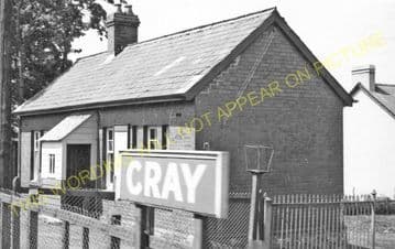 Cray Railway Station Photo. Colbren - Devynock & Sennybridge. Neath & Brecon. (5)