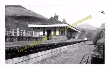 Creagan Railway Station Photo. Benderloch - Appin. Connel Ferry Line. (2)