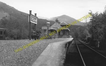 Creagan Railway Station Photo. Benderloch - Appin. Connel Ferry Line. (3)