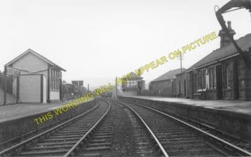Creetown Railway Station Photo. Gatehouse of Fleet -Palnure. (1)