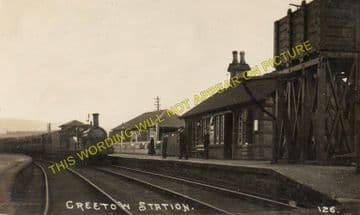 Creetown Railway Station Photo. Gatehouse of Fleet -Palnure. (2)