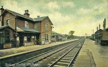 Croft Spa Railway Station Photo. Darlington - Eryholme. Northallerton Line. (6).