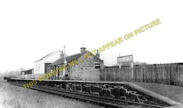 Cromdale Railway Station Photo. Grantown-on-Spey - Advie. GNOSR. (2)..
