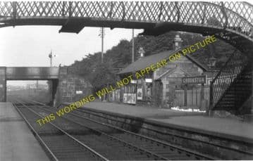 Crookston Railway Station Photo. Bellahouston - Hawkhead. Paisley Line. GSWR (1)