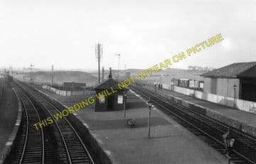 Crosshouse Railway Station Photo. Kilmarnock to Cunninghamhead & Springside (1)