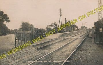 Crow Park Railway Station Photo. Dukeries - Carlton-on-Trent. Retford Line. (2)