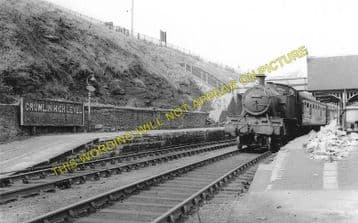 Crumlin High Level  Railway Station Photo. Pontypool - Hengoed. GWR. (1)