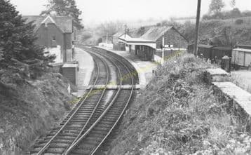 Crymmych Arms Railway Station Photo. Glogue - Boncath. Whitland to Cardigan. (12).