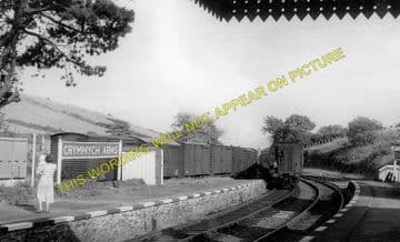 Crymmych Arms Railway Station Photo. Glogue - Boncath. Whitland to Cardigan. (4)