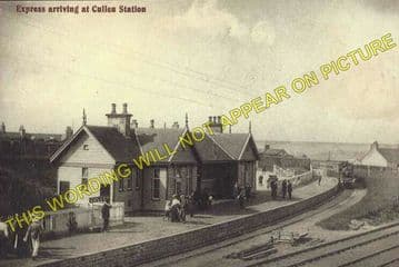 Cullen Railway Station Photo. Portknockie - Tochieneal. Buckie to Portsoy. (2)