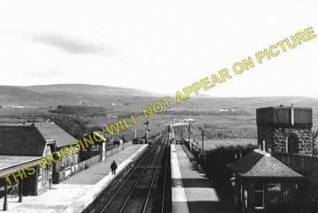 Culloden Moor Railway Station Photo. Inverness - Daviot. Aviemore Line. (2)