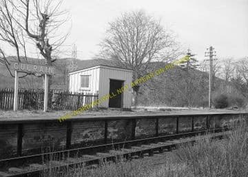 Culrain Railway Station Photo. Bonar Bridge - Invershin. Tain to Lairg Line. (3)