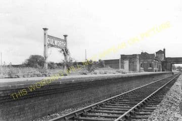 Culworth Railway Station Photo. Helmdon - Woodford & Hinton. Great Central. (6)