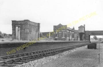 Culworth Railway Station Photo. Helmdon - Woodford & Hinton. Great Central. (7)