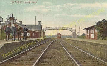 Cummertrees Railway Station Photo. Annan - Ruthwell. Gretna to Dumfries Line (2)