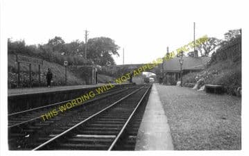 Cunninghamhead Railway Station Photo. Crosshouse - Montgreenan. Dalry Line. (2).