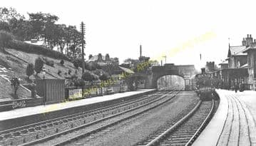 Cupar Railway Station Photo. Dairsie - Springfield. Leuchars to Ladybank. (3)