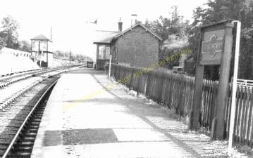 Cynghordy Railway Station Photo. Llanwrtyd Wells - Llandovery. Builth Line. (6)